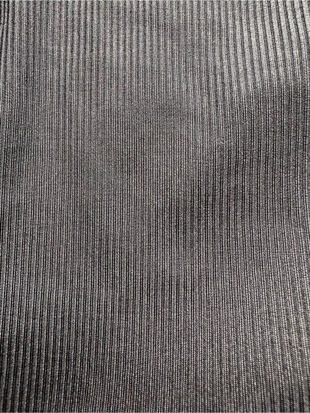 NUX Black Ribbed Cropped Drawstring Tee - Picture 5 of 5